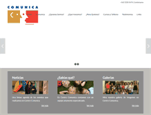 Tablet Screenshot of comunica.cl
